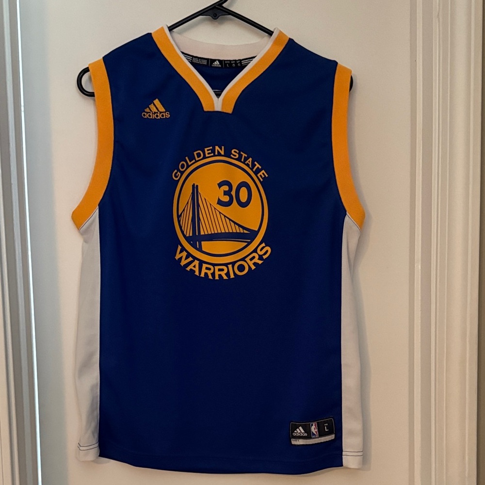 Adidas Kids Steph Curry Basketball Jersey